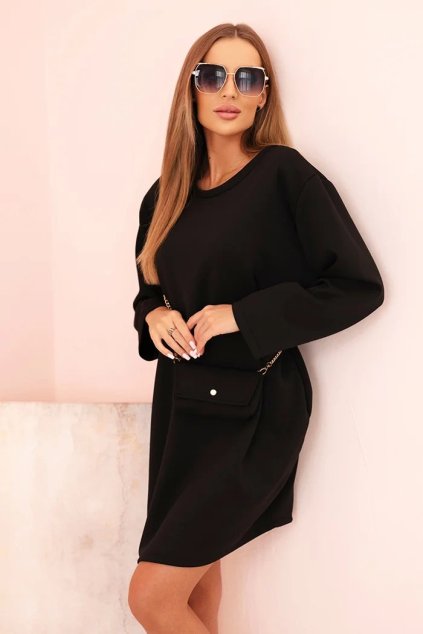 cze pl Damska viskozova sukynka Plus Size s kabelkou na retizku cerna 34027 3 result