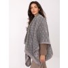 pol pl Szaro jasnorozowe damskie ponczo z nadrukiem 414069 3