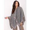 pol pl Szaro jasnorozowe damskie ponczo z nadrukiem 414069 1
