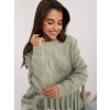 pol pl Hurtownia Pistacjowy damski sweter o kroju oversize 408987 2