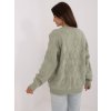 pol pl Hurtownia Pistacjowy damski sweter o kroju oversize 408987 6