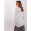 pol pl Hurt Jasnoszary damski sweter klasyczny z dekoltem V 403147 5