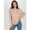 pol pl Hurtownia Bezowa wiskozowa bluzka basic z dekoltem V 398135 3