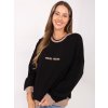 pol pl Czarna damska bluza z haftowanym napisem 414319 1