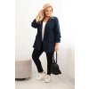 cze pl Damska elegantni plus size blazer modra 34888 1 result