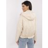 Stahovací prošívaná bunda béžová