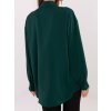 pol pl Ciemnozielona dluga bluzka z zabotem 415701 5