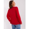 pol pl Hurtownia Czerwony sweter klasyczny we wzory 401660 4