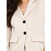 Máslové sako s imitací kapes
