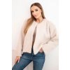 cze pl Damska kozesinova bunda bez zapinani bezova 34868 4 result