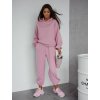 Mikinová souprava pudrově růžová