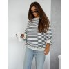 Pruhovaná mikina oversize