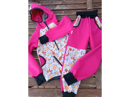 BUNDA LIŠKY - zimní softshell s fleecem