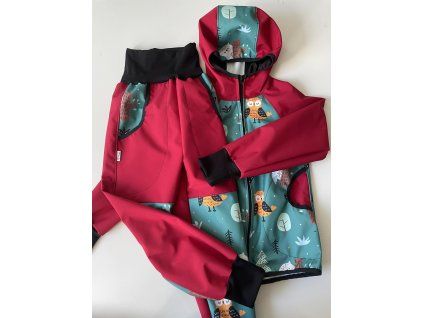 Sova na zelené - letní softshell