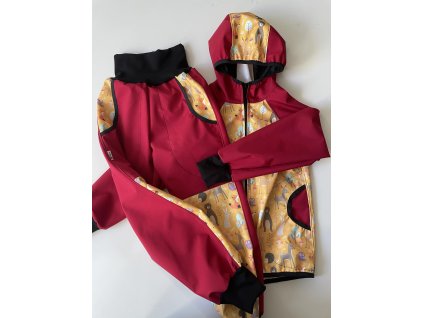 Zvířátka na hořčicové - letní softshell