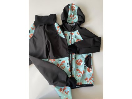 Liška na mentolové - letní softshell