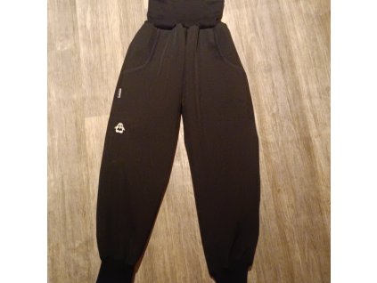 ČERNÝ SOFTSHELL - KALHOTY, letní softshell