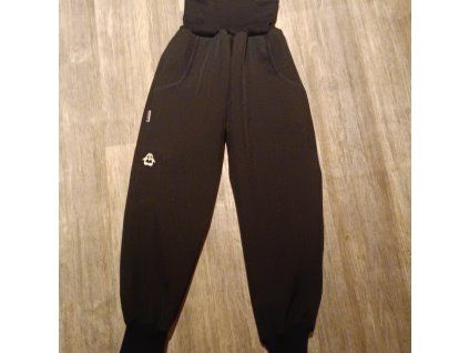 VÝPRODEJ ČERNÝ SOFTSHELL - KALHOTY, letní softshell