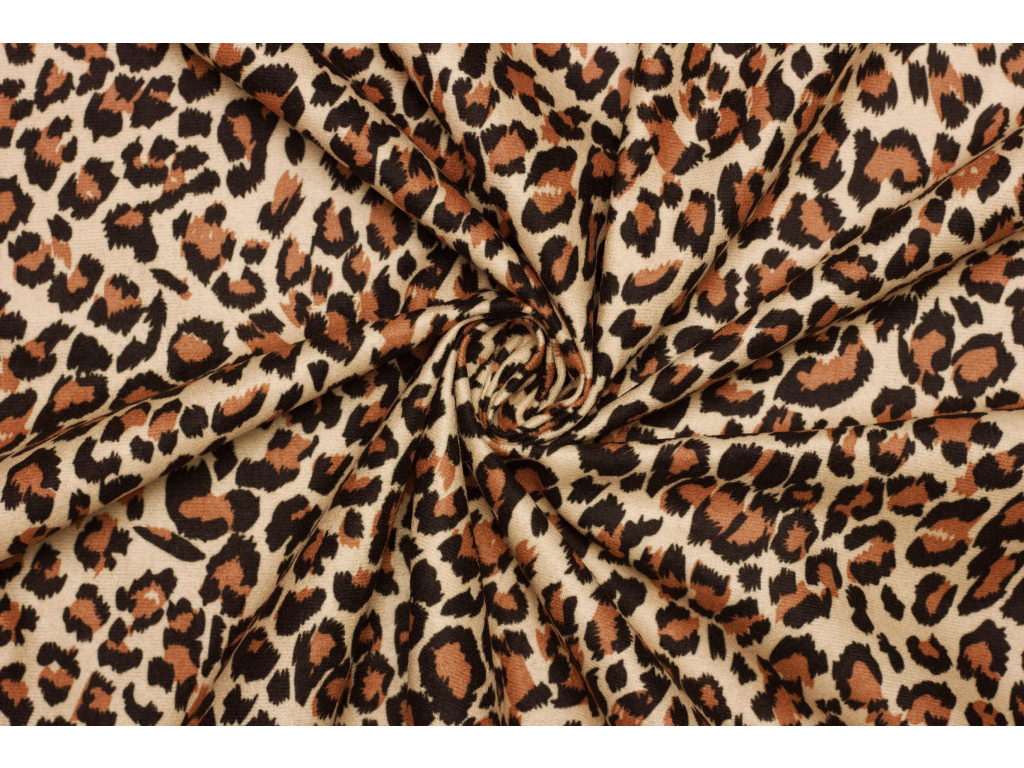 Potahová | Čalounická látka velur - Leopard