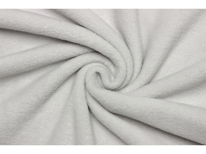 Polar fleece | Antipeeling - Světle šedý