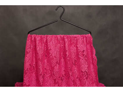 Krajka elastická nylon - Růžová telemagenta