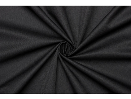 Kepr (Twill) směsový - Černý