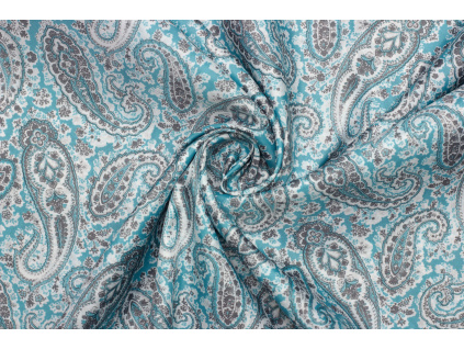 Podšívka polyester vzorovaná - Kašmírový vzor