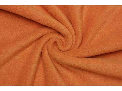 Polar fleece | Antipeeling - Oranžový