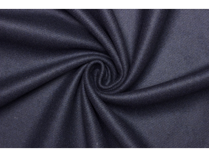 Sukno vlněná směs - Tmavě modrá