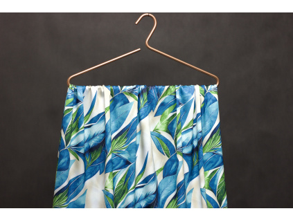 Saténové umělé hedvábí | Silky Armani - Květinový vzor