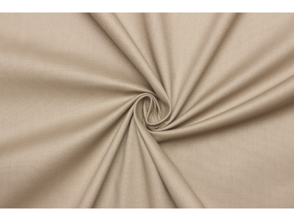 Kostýmový bavlněný kepr (twill) - Béžová