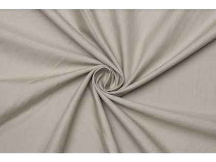 Kostýmový bavlněný kepr (twill) elastický - Šedá