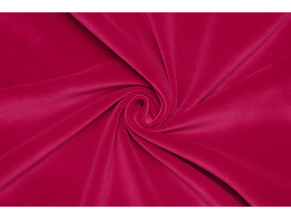 Samet bavlněný - Malinová červená tmavá 2. Jakost kus 1,9 m