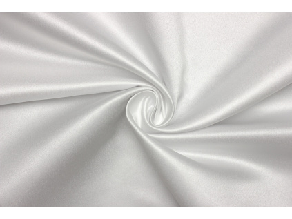 Satén pevný - Bílý