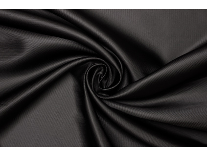 Podšívka viskózová v keprové vazbě - Černá 2. Jakost