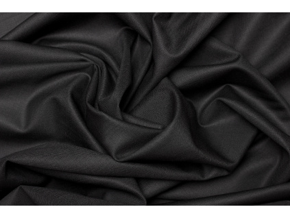 Kostýmová elastická vlna - Černá kus 1,3 m