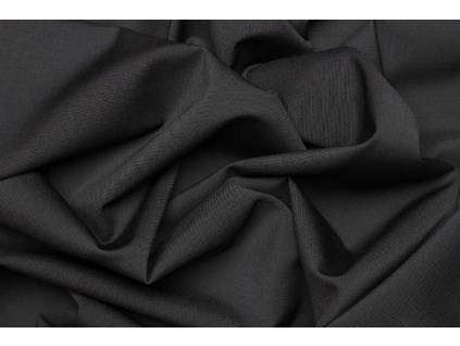 Kostýmová panenská vlna - Černá