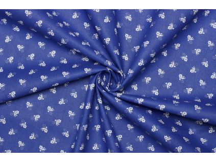 Bavlněné plátno - Krojový květinový vzor 2. Jakost