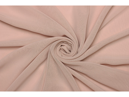 Šifon žoržetový - Starorůžová