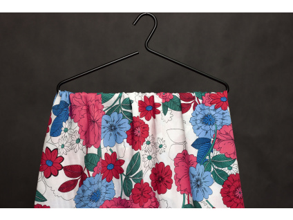 Šatová | halenková látka viskózová - Květinový vzor