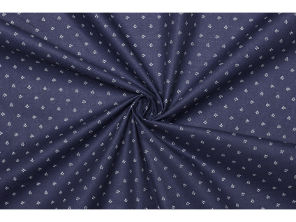 Bavlněné plátno - Drobný krojový květinový vzor