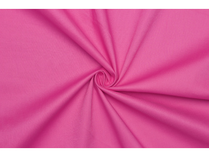 Popelín bavlněný elastický - Fuchsiová růžová