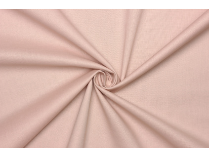 Popelín bavlněný elastický - Světle starorůžová