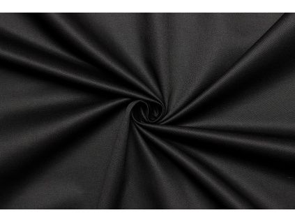 Bavlněný Kepr (Twill) - Černý
