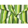 Dekorační látka - Zelené pruhy