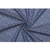 Riflovina | Denim šatová elasitcká - Květinový vzor