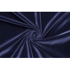 Samet bavlněný - Tmavě modrý 2. Jakost