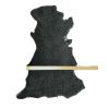 Pravá ovčí kůže s vlnou (Shearling) - Černá