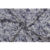 Kostýmová látka polyester - Art geometrický vzor