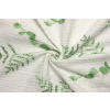 Bavlněné plátno krep 240 cm šíře - Eukalyptus a kapradina